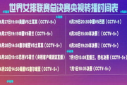 CCTV5节目表今天,实时更新赛事信息-观看指南